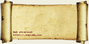 David Jakšić vizit kartica